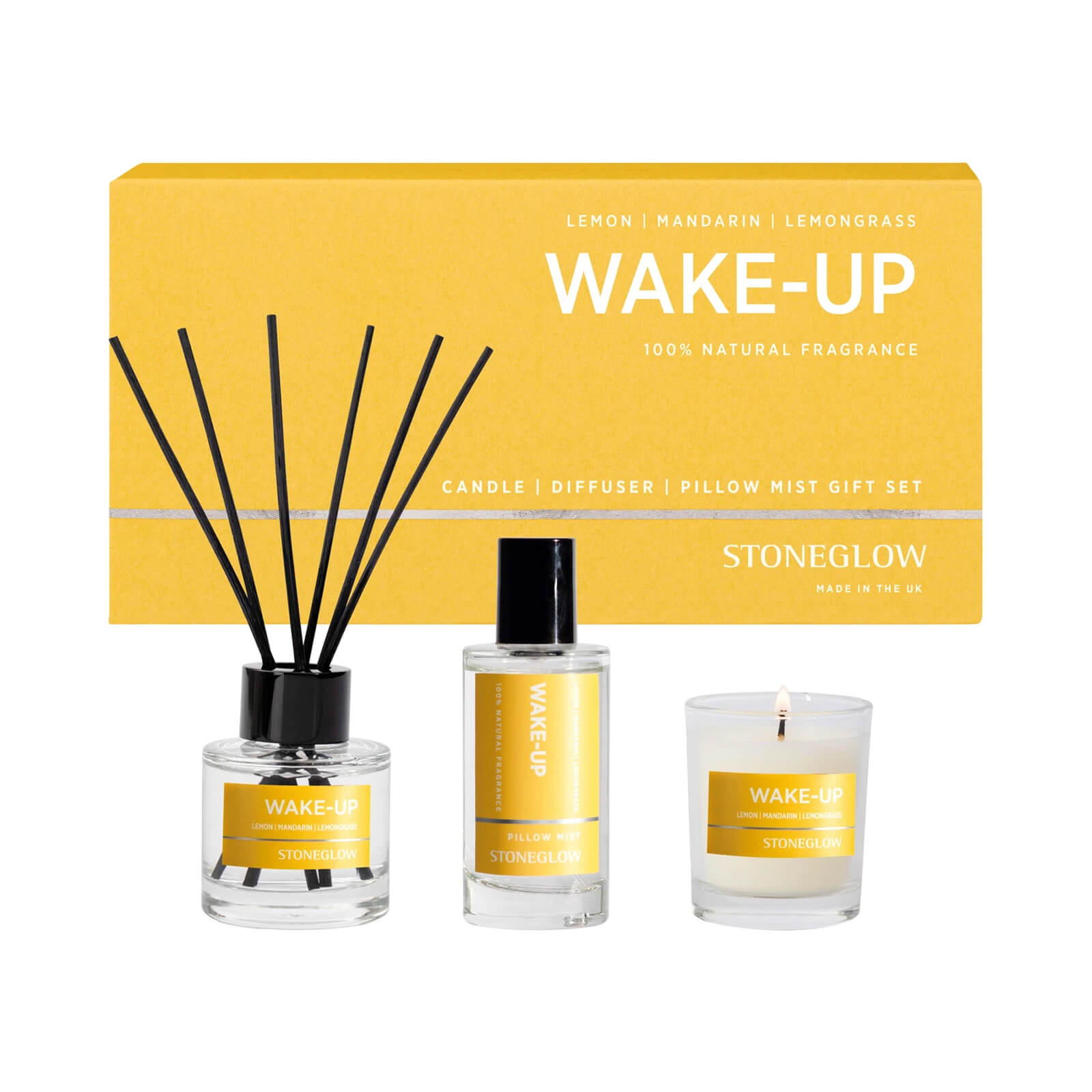 Stoneglow Wellbeing Wake Up Essential Oils Discovery Set